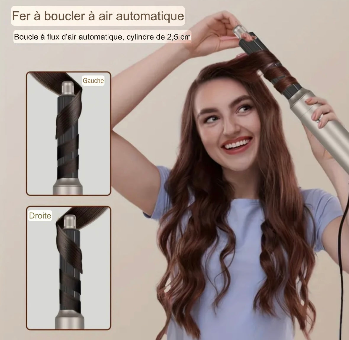 Brosse/ Séchoir 5 en 1