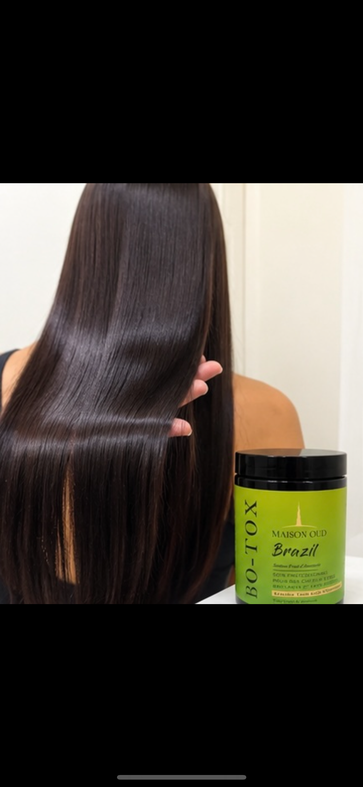 Botox Maison Oud Brazil – Soin Réparateur Profond & Lissage Intense pour Cheveux Secs et Abîmés