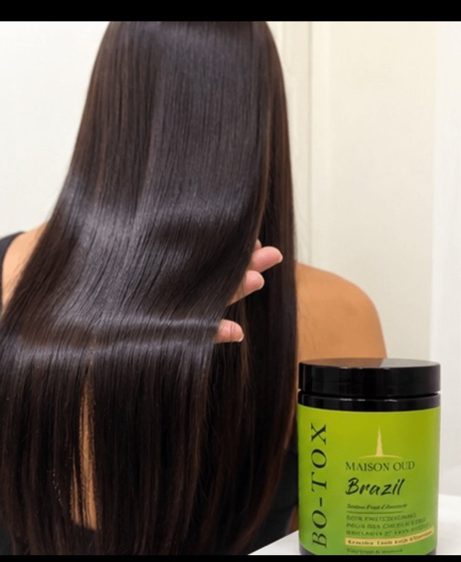accelerateurdepousse - pouss’boostBotox Maison Oud Brazil – Soin Réparateur Profond & Lissage Intense pour Cheveux Secs et Abîmés