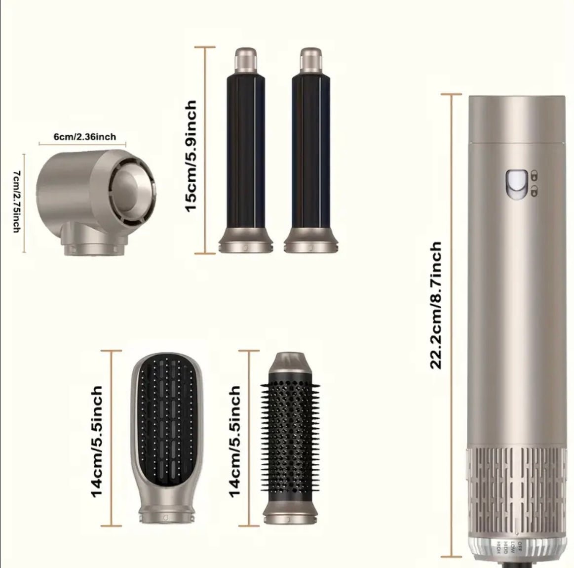 accelerateurdepousse - pouss’boostBrosse/ Séchoir 5 en 1